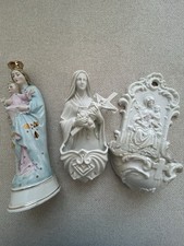 Zwei antike Weihwasserspender