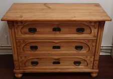 KOMMODE  3SCHÜBER  JUGENDSTIL
