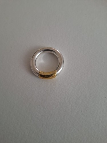 Goldschmiedering unisex silber - unisex,