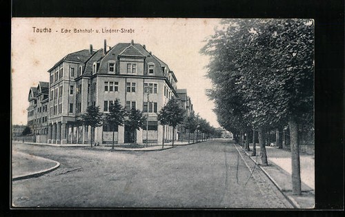 Ansichtskarte taucha ecke - taucha,,
