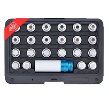 SW-Stahl 02382L 23tlg Felgenschloss Demontage Satz Schlüssel Set Adapter für VW