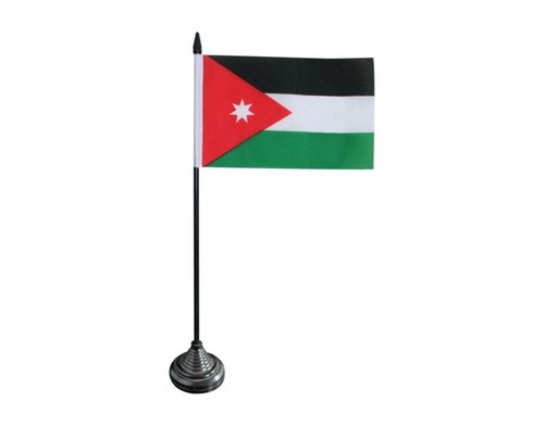 Tischflagge jordanien - tischflagge,