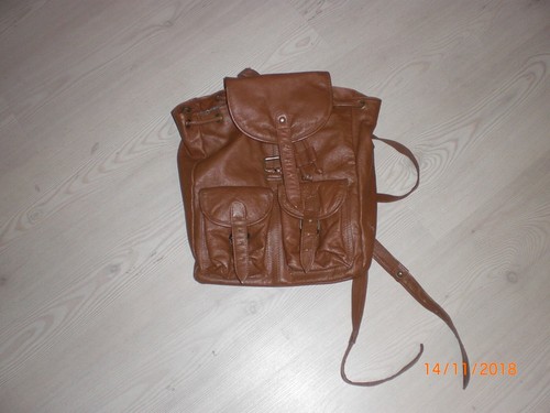 Lederrucksack retro vintage - lederrucksack, retro,