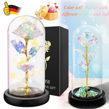 LED Ewige Rose im Glas
