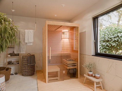 Massivholzsauna nova lite - massivholzsauna,