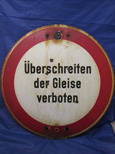 Altes schild verkehrsschild - altes,