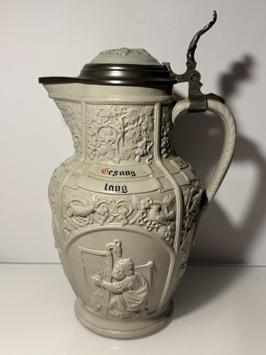 Antik mettlach krug - antik,