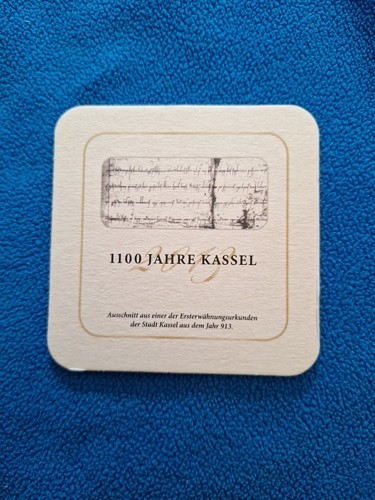 Bierdeckel 2013 1100 jahre - 2013,