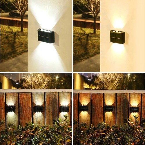 6er led solarleuchte - led,