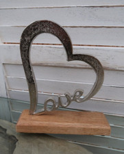 HERZ LOVE LIEBE TISCHDEKO DEKO