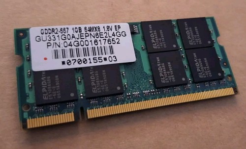 Asus 1gb gddr2 667 - 1gb, 1,8v