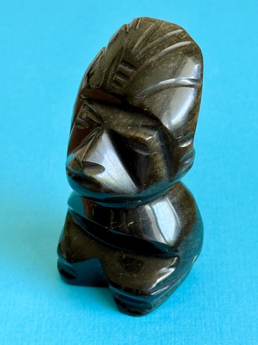 Figur aus obsidian - aus, obsidian,