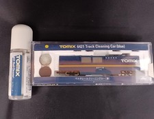 TOMIX 6421 Mehrschienen-Reinigungswagen (blau) (Schienenreinigungsflüssigkeit)