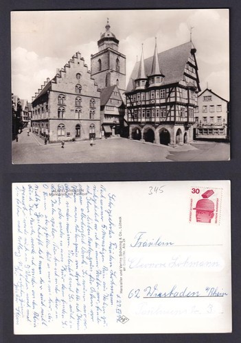 Ansichtskarte alsfeld hessen - ansichtskarte,
