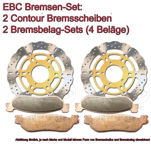 Ebc bremsen set - md4155xc, +