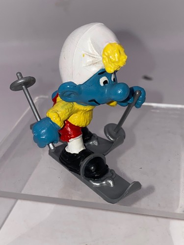 Schlumpf ski figur vintage - schlumpf,