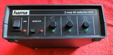 HAMA AV-SELECTOR 320, DIN 6.Pin Monitoring, 3-SCART-ANSCHLÜSSE,alles UMSCHALTBAR