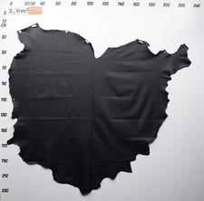 Rindsleder Nappa schwarz