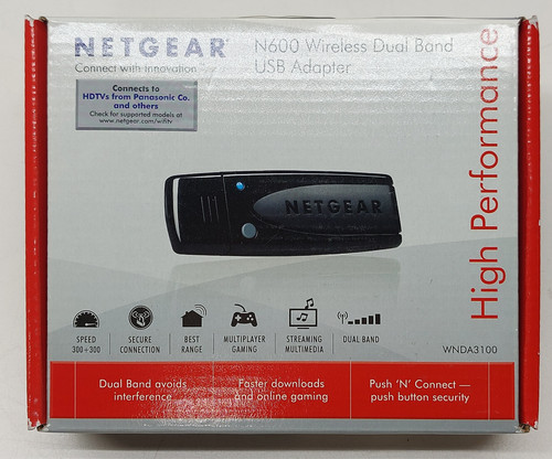 New netgear n600 wireless dual - new,