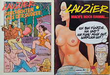 2 Lauzier Comic Art franco-belgisch Humor Literatur Klassiker Südsee u. Sam ...