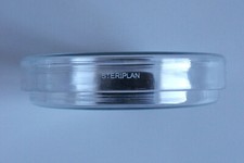 1 Steriplan Petrischale mit Deckel aus Kalk-Natron-Glas ca. 90 x 10 mm gebraucht