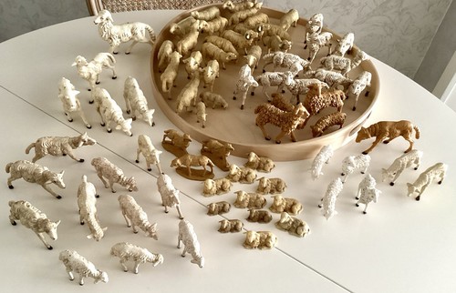 Vintage krippenfiguren - vintage,