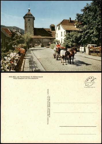 Ansichtskarte zell - ansichtskarte,