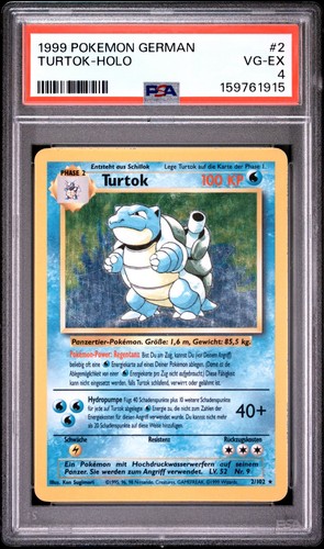 Pokemon 1999 wotc - turtok, holo