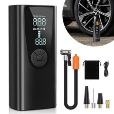 6000mAh Elektrische Luftpumpe Akku Kabellos Auto Reifen Druckluft Luftkompressor