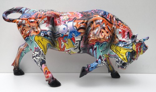 Groß deko figur stier bulle - deko,