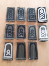 BW Dienstgradabzeichen OSF / SF Rangschlaufen Konvolut 11 Paar  TOP !!!!!!