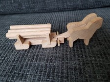 DDR Holzspielzeug Schlitten