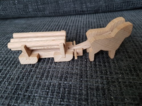 Ddr holzspielzeug schlitten - ddr,