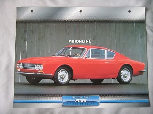 Ford osi 20m coupe dream - 20m, ts