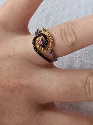Silberring mit kleinen - silberring,