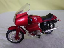 Standmodell-Bike BMW R100RS rot metallic - M. 1:18 - 1980er TOP Zustand