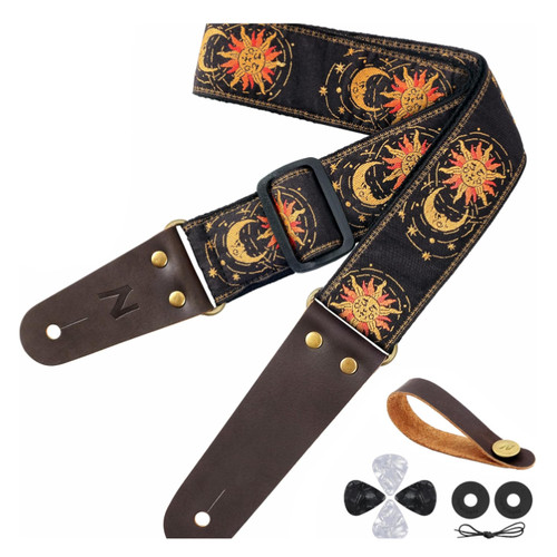 Gitarrengurt sonne und - und, mond