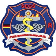 Berufsfeuerwehr Hamburg Runbber Patch SEG-S