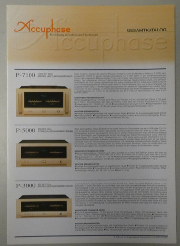 Accuphase gesamtkatalog 2006 - accuphase,