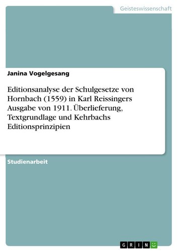 Editionsanalyse der