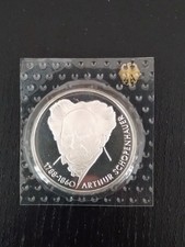 10 DM Gedenkmünze "Arthur Schopenhauer. 1788-1860", Silber, polierte Platte