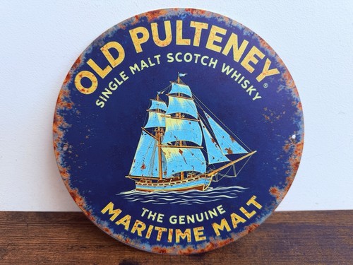 Blechschild old pulteney - old,