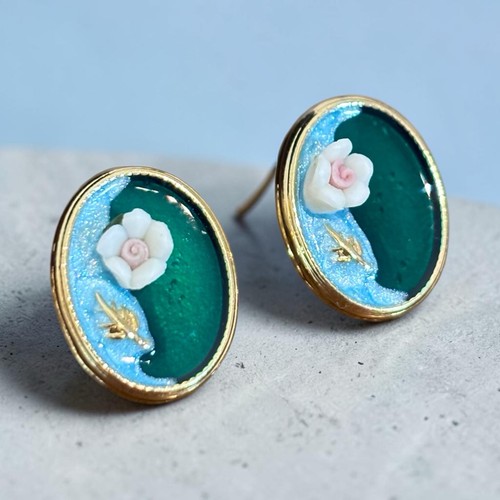 Keramik und epoxid - blumen, rose