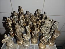 Schachfiguren antike aus Zinn