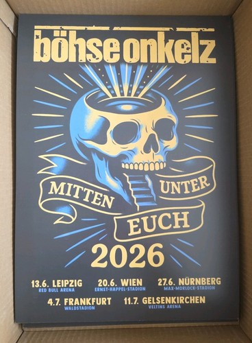Böhse onkelz plakat din - böhse, a3