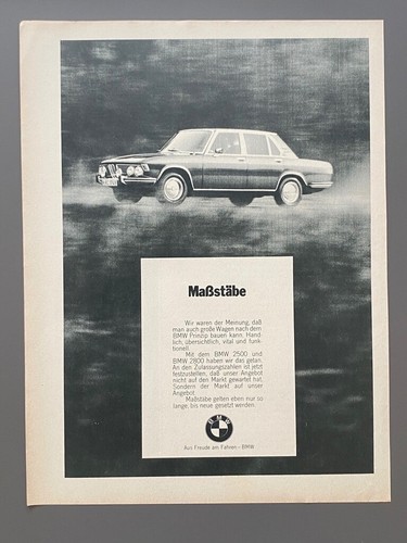 1970 maßstäbe bmw 2500 - 1970,
