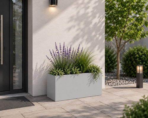 Blumenkasten verzinkter stahl - blumenkasten,