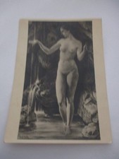 Postkarte nackte Frau älterer Typ extravagant Haus der Deutschen Kunst H.Bengen