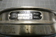 1 x Prüfsieb / Analysensieb Ø200 x 50 mm / DIN 4188 / Mesh 200 μm