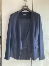 TOP  ARMANI Collezioni ANZUG Jacke und Hose G 44 dunkel blau Deutsche Gr. 40